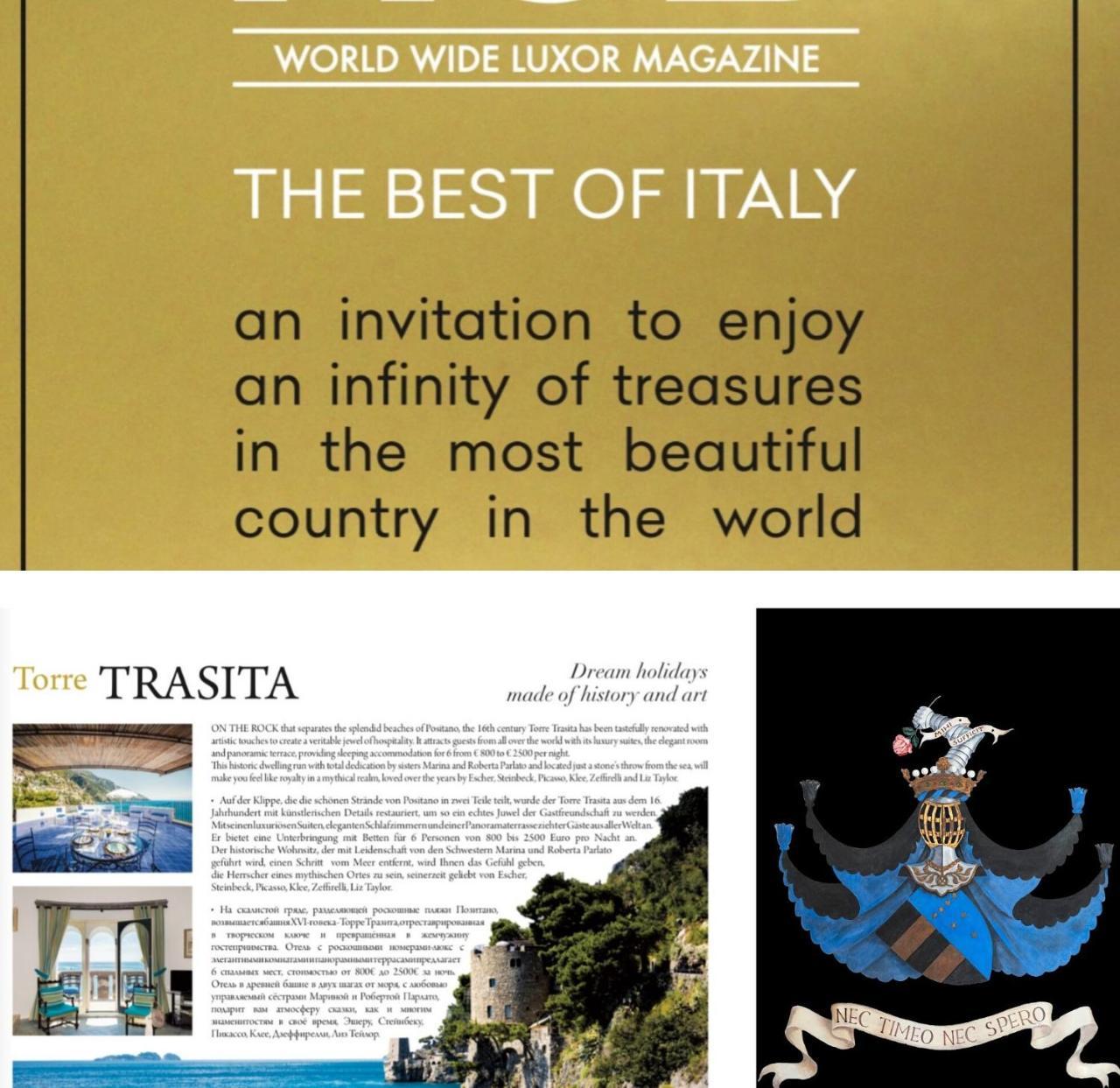Villa Torre Trasita Luxury Suites Positano Exterior foto
